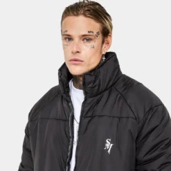 Saint Morta Alpha Homora Puffer Jacket Black 17 Saint Morta Alpha Homora Puffer Jacket Black -Nuvora Fit Sales 02032935 YB001 mens 060