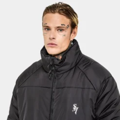 Saint Morta Alpha Homora Puffer Jacket Black 19 Saint Morta Alpha Homora Puffer Jacket Black -Nuvora Fit Sales 02032935 YB001 mens 080