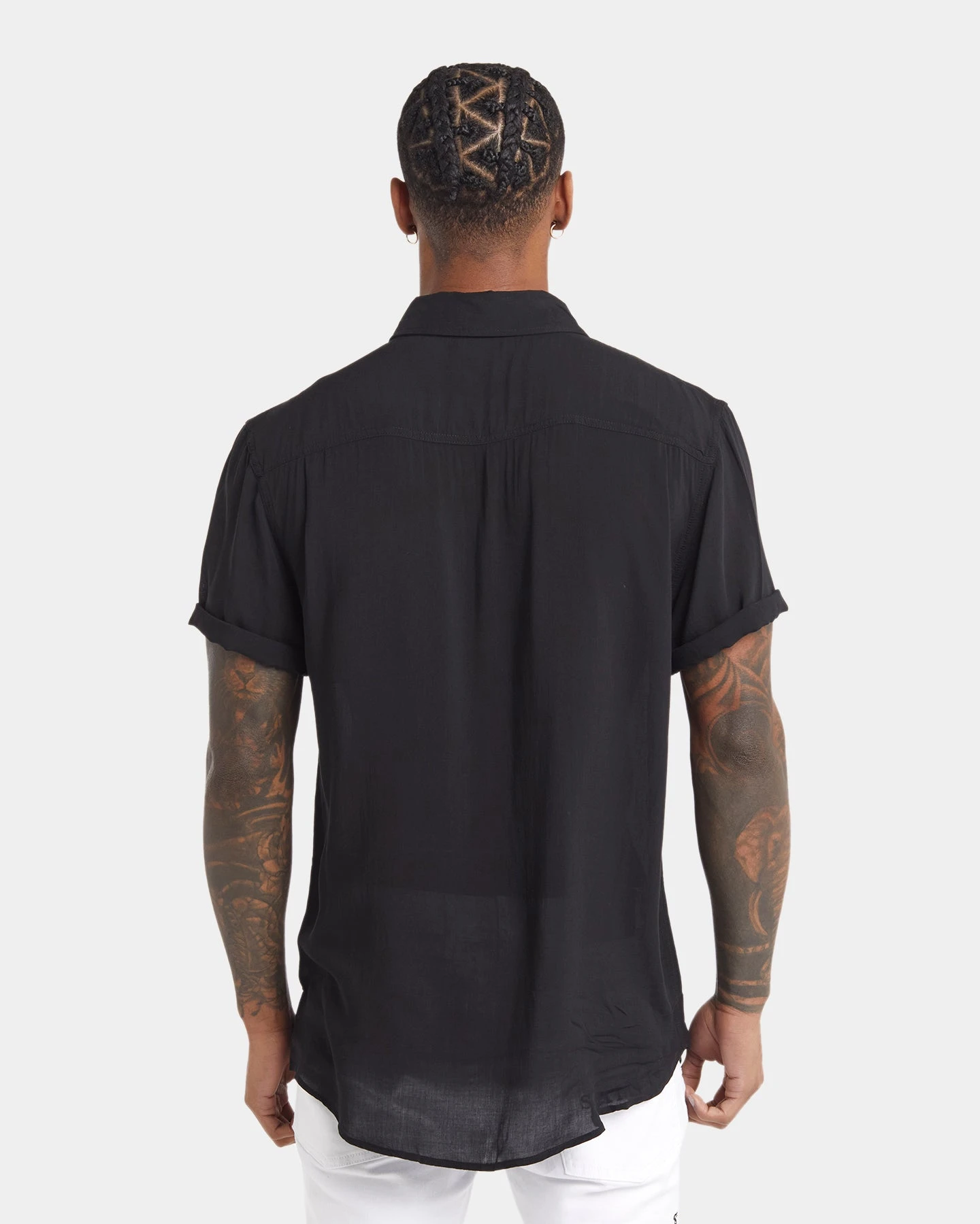 XXIII Dubrovnik Short Sleeve Button Up Shirt Black 6 XXIII Dubrovnik Short Sleeve Button Up Shirt Black - Image 4