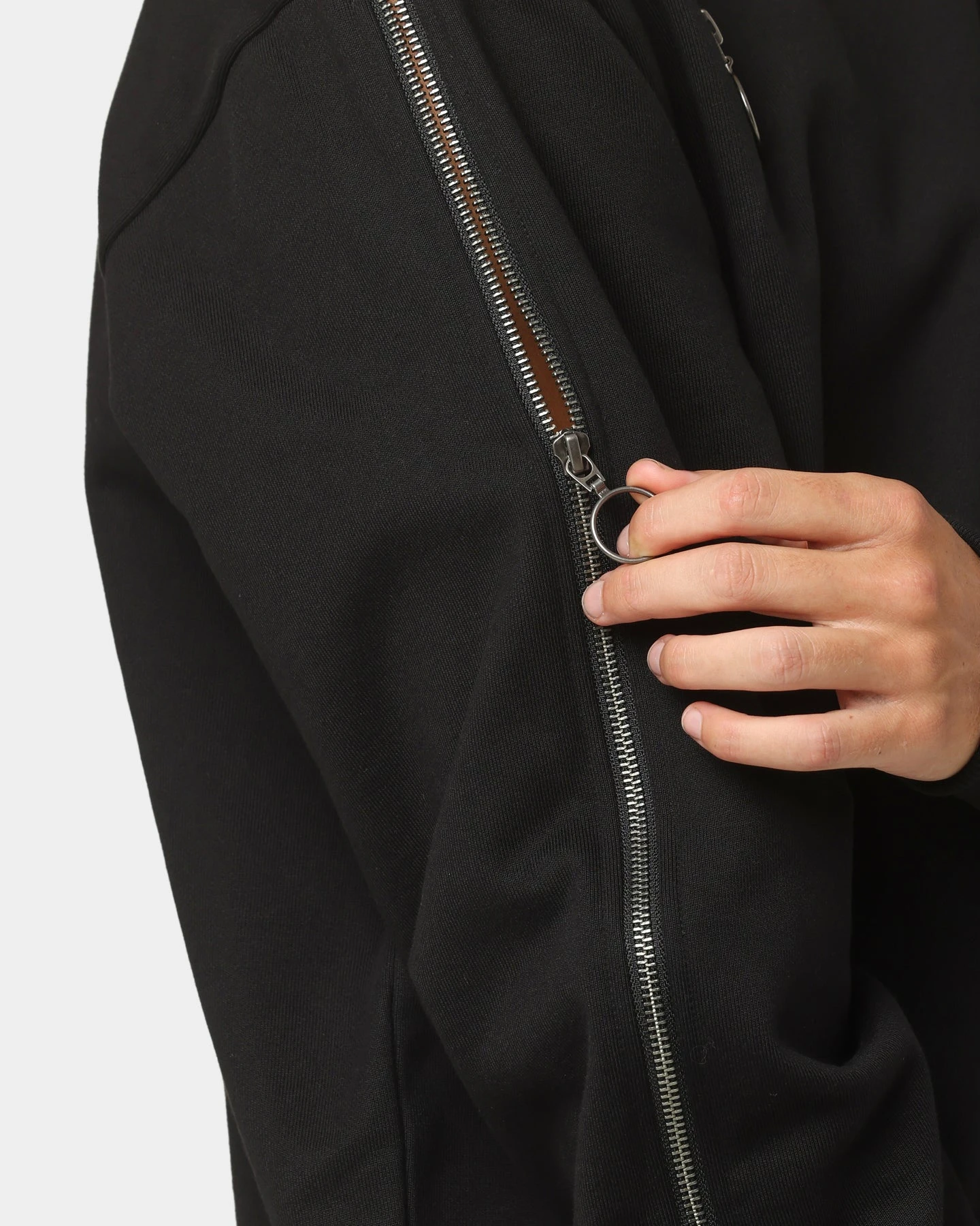 The Anti Order Man Made Zipper Crewneck Black/3M 12 The Anti Order Man Made Zipper Crewneck Black/3M - Image 10