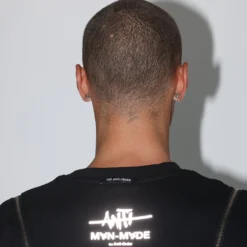 The Anti Order Man Made Zipper Crewneck Black/3M 23 The Anti Order Man Made Zipper Crewneck Black/3M -Nuvora Fit Sales 02033486 YB011 mens 0110