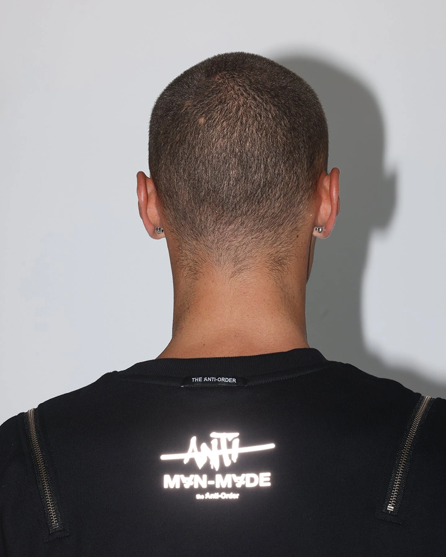 The Anti Order Man Made Zipper Crewneck Black/3M 13 The Anti Order Man Made Zipper Crewneck Black/3M - Image 11