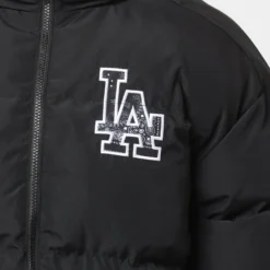 New Era Los Angeles Dodgers Paisley Puffer Jacket Black -Nuvora Fit Sales 02033505 YB001 mens 030