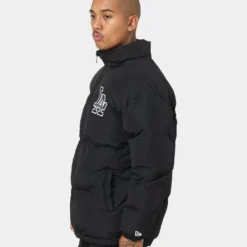 New Era Los Angeles Dodgers Paisley Puffer Jacket Black -Nuvora Fit Sales 02033505 YB001 mens 060