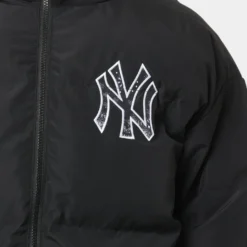 New Era New York Yankees Paisley Puffer Jacket Black -Nuvora Fit Sales 02033506 YB001 mens 030