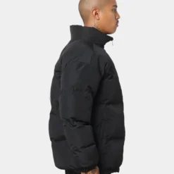 New Era New York Yankees Paisley Puffer Jacket Black -Nuvora Fit Sales 02033506 YB001 mens 050