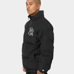 New Era New York Yankees Paisley Puffer Jacket Black -Nuvora Fit Sales 02033506 YB001 mens 060