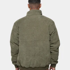 XXIII Oscar Cord Puffer Jacket Khaki -Nuvora Fit Sales 02033575 YK001 mens 00051