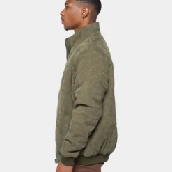 XXIII Oscar Cord Puffer Jacket Khaki -Nuvora Fit Sales 02033575 YK001 mens 00071