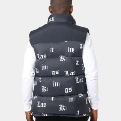Last Kings Fragment Puffer Vest Black 12 Last Kings Fragment Puffer Vest Black -Nuvora Fit Sales 02033805 YB001 mens 0040