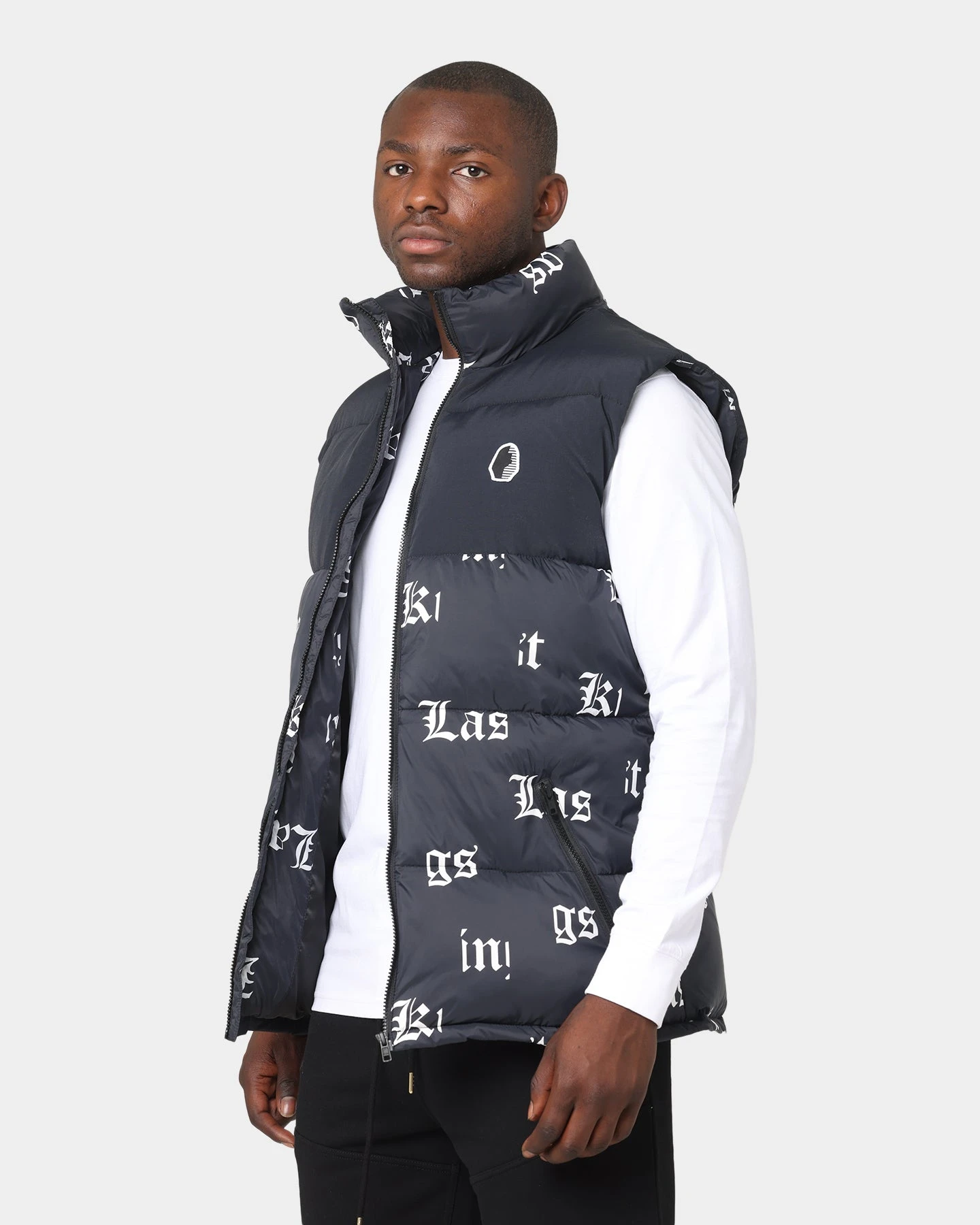 Last Kings Fragment Puffer Vest Black 8 Last Kings Fragment Puffer Vest Black - Image 6