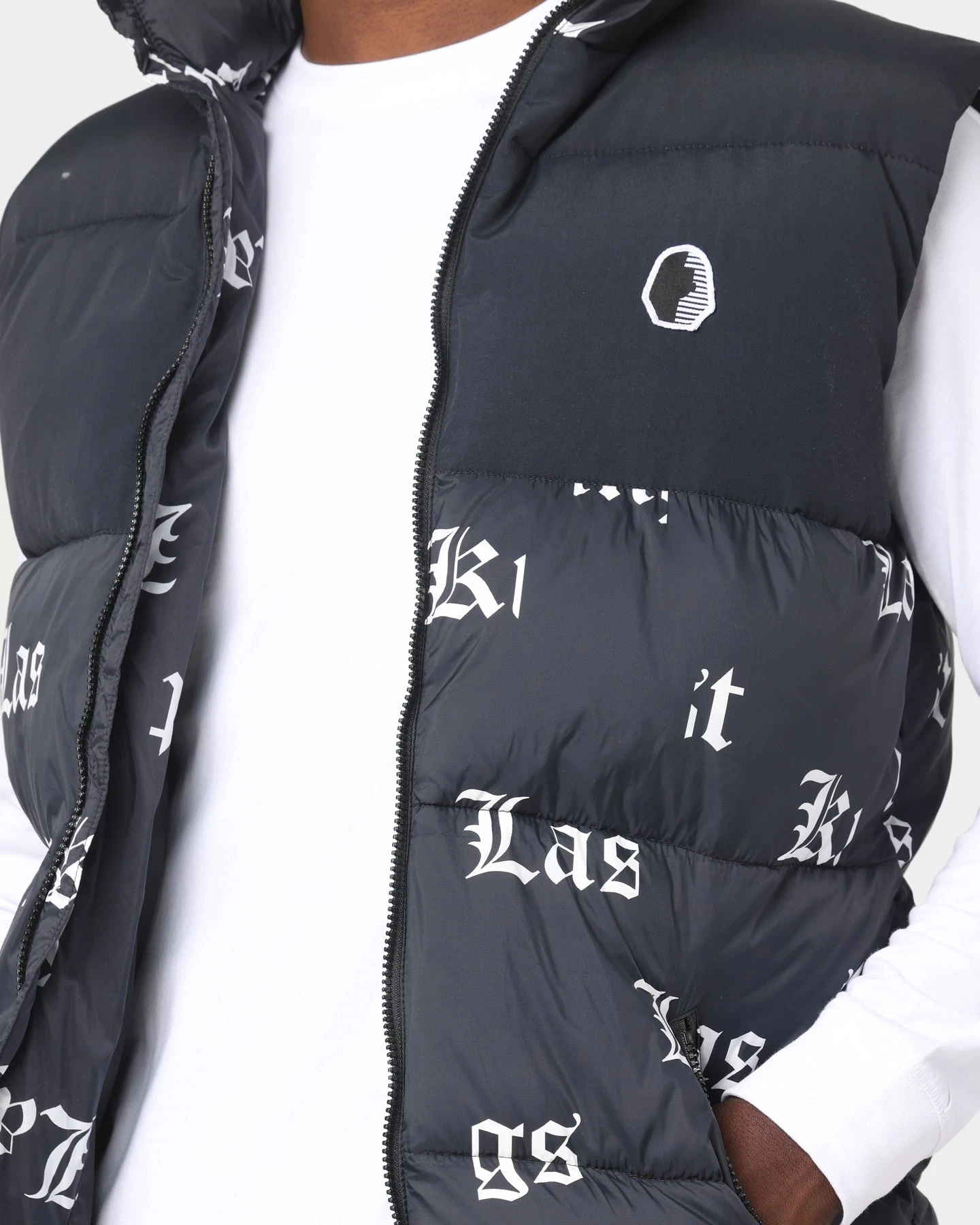 Last Kings Fragment Puffer Vest Black 9 Last Kings Fragment Puffer Vest Black - Image 7