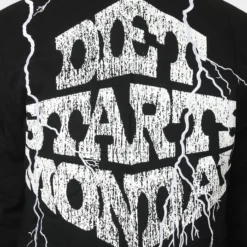 Diet Starts Monday Bolt Puffer Jacket Black -Nuvora Fit Sales 02034427 YB001 mens 0040