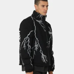 Diet Starts Monday Bolt Puffer Jacket Black -Nuvora Fit Sales 02034427 YB001 mens 0050