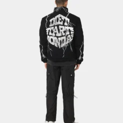 Diet Starts Monday Bolt Puffer Jacket Black -Nuvora Fit Sales 02034427 YB001 mens 0080