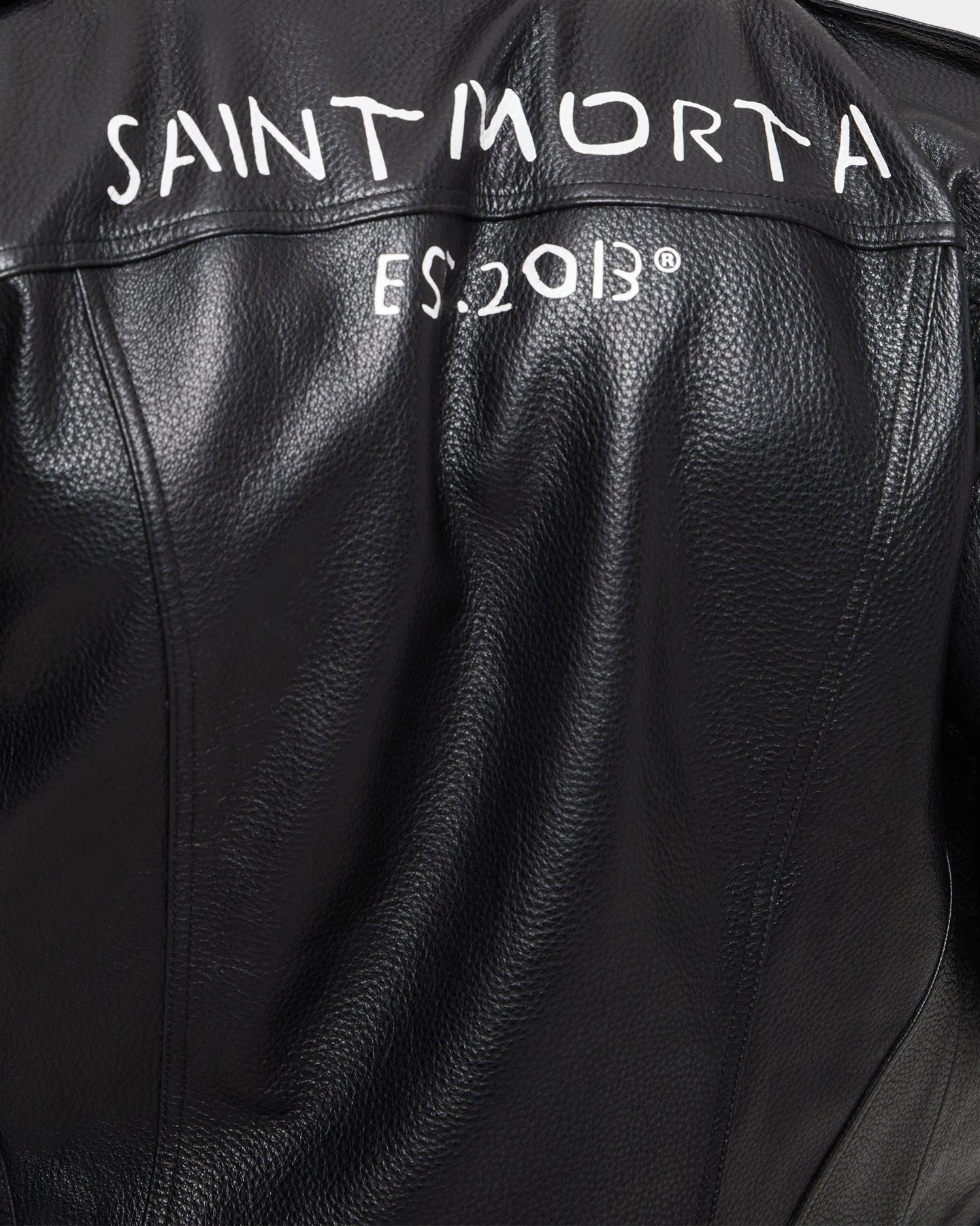 Saint Morta Collector Leather Biker Jacket Black 12 Saint Morta Collector Leather Biker Jacket Black - Image 10