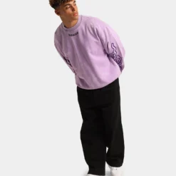 Loiter Born Of Pain Crewneck Purple Tie Dye 12 Loiter Born Of Pain Crewneck Purple Tie Dye -Nuvora Fit Sales 02035422 YP202 mens 0020