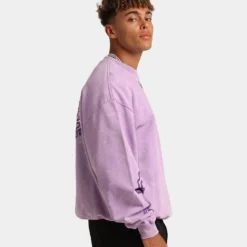 Loiter Born Of Pain Crewneck Purple Tie Dye 15 Loiter Born Of Pain Crewneck Purple Tie Dye -Nuvora Fit Sales 02035422 YP202 mens 0050