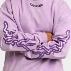 Loiter Born Of Pain Crewneck Purple Tie Dye 17 Loiter Born Of Pain Crewneck Purple Tie Dye -Nuvora Fit Sales 02035422 YP202 mens 0070