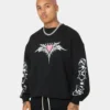 Loiter Ultra Crewneck Black -Nuvora Fit Sales 02035425 YB001 mens 0010
