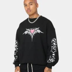 Nuvora Fit Sales 15 Loiter Ultra Crewneck Black