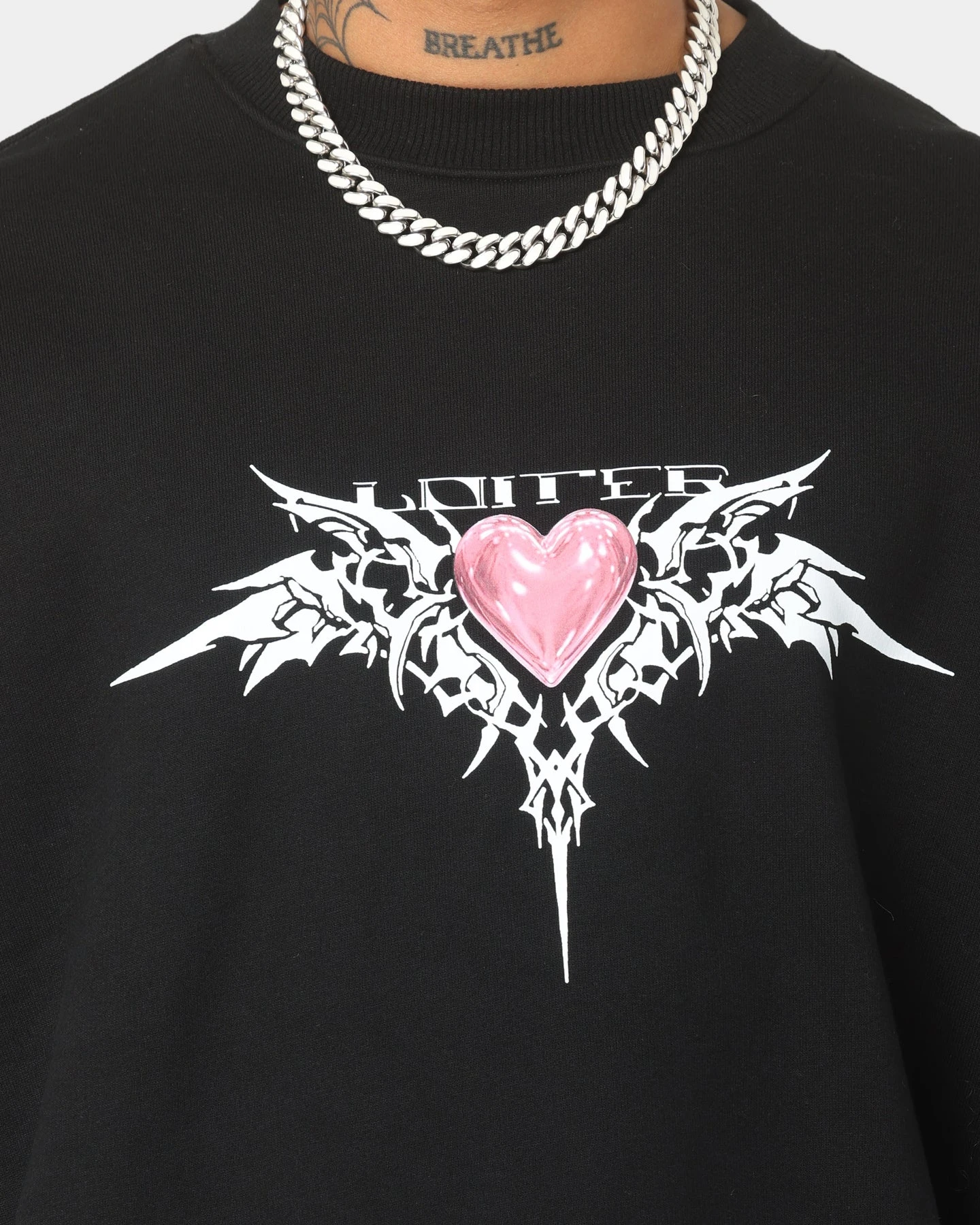 Loiter Ultra Crewneck Black 5 Loiter Ultra Crewneck Black - Image 3