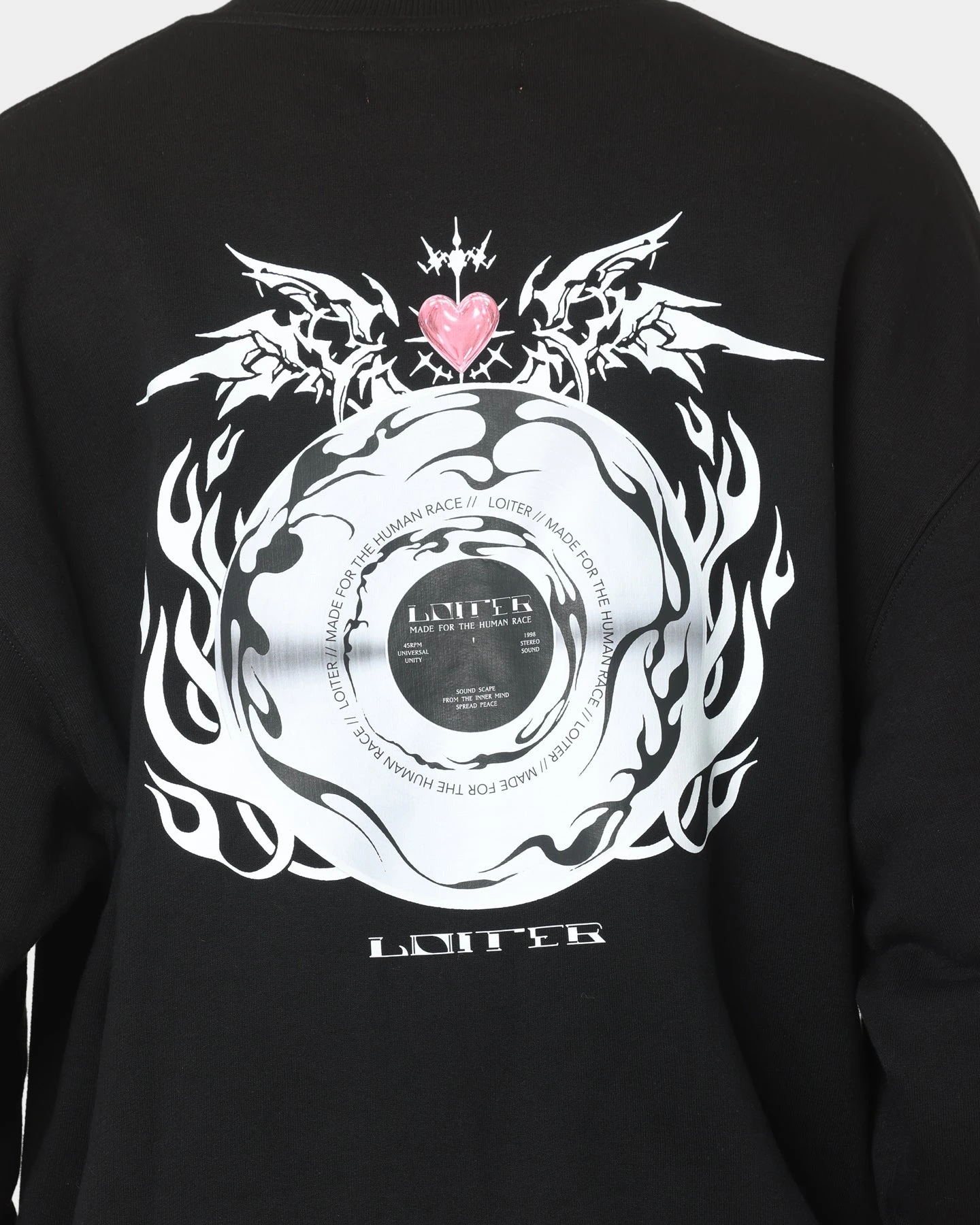 Loiter Ultra Crewneck Black 6 Loiter Ultra Crewneck Black - Image 4