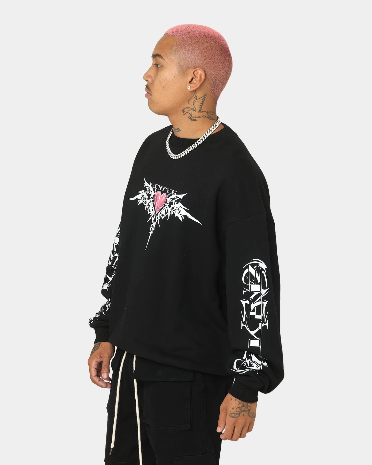 Loiter Ultra Crewneck Black 8 Loiter Ultra Crewneck Black - Image 6