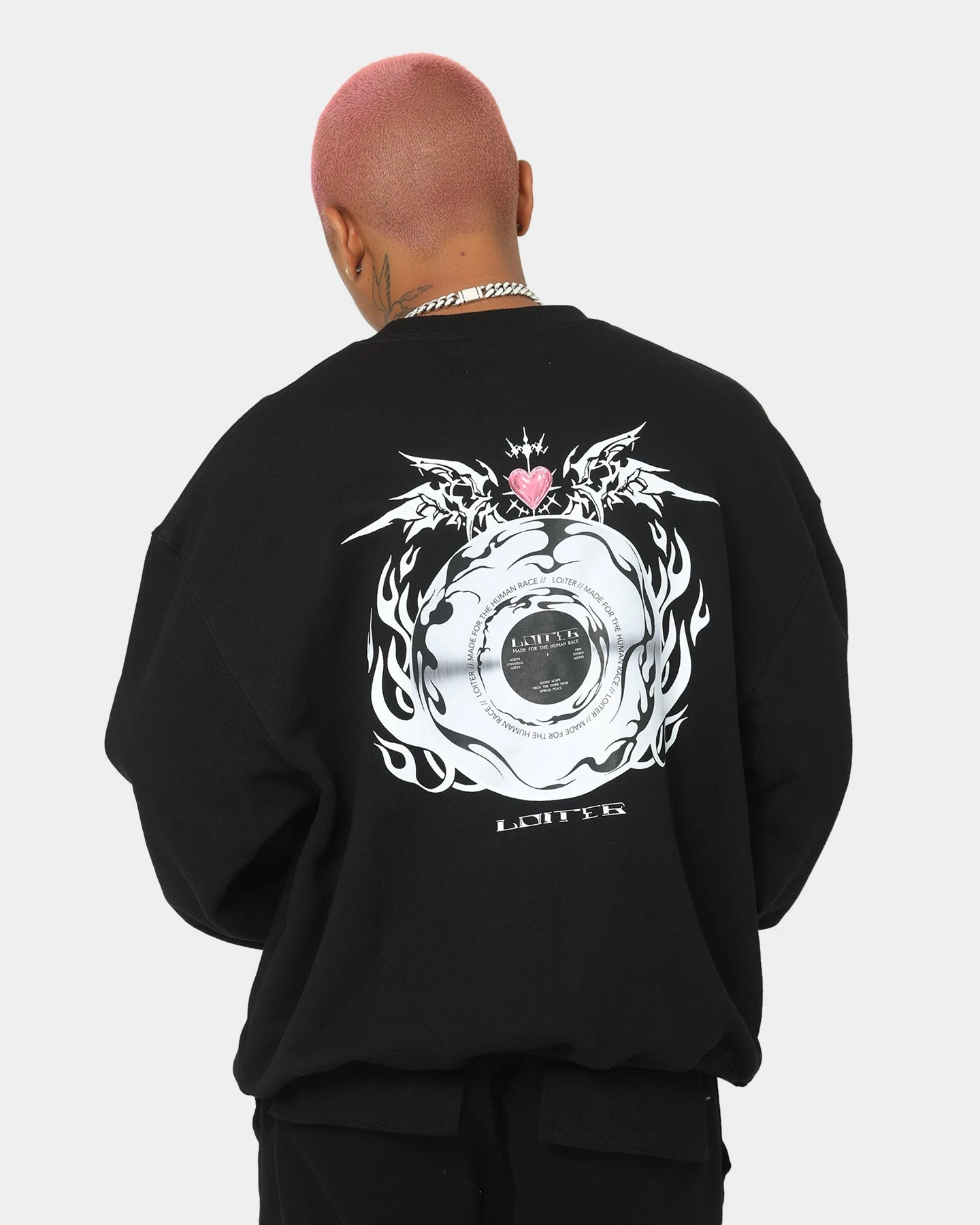 Loiter Ultra Crewneck Black 9 Loiter Ultra Crewneck Black - Image 7