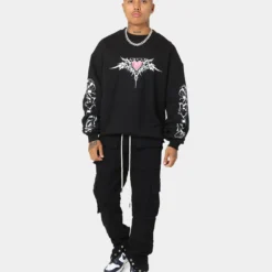 Loiter Ultra Crewneck Black 19 Loiter Ultra Crewneck Black -Nuvora Fit Sales 02035425 YB001 mens 0080