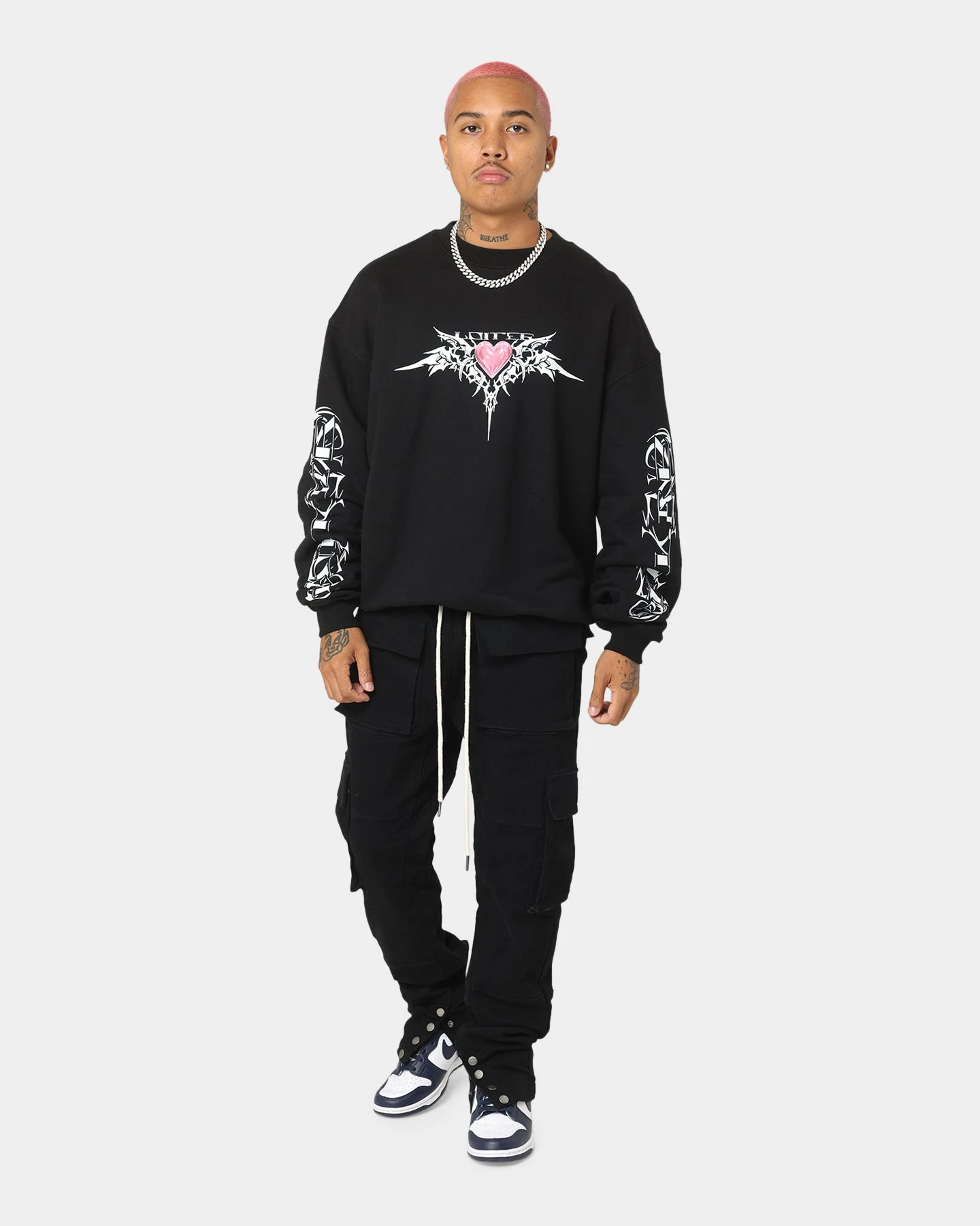 Loiter Ultra Crewneck Black 10 Loiter Ultra Crewneck Black - Image 8