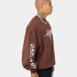 Loiter Ultra Crewneck Brown -Nuvora Fit Sales 02035425 YX300 mens 0050