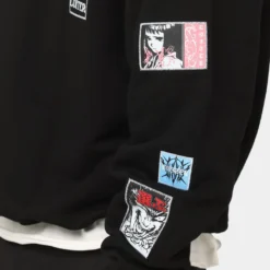 Loiter Patchwork Crewneck Black -Nuvora Fit Sales 02035544 YB001 mens 0070