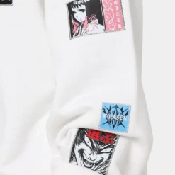 Loiter Patchwork Crewneck Off White -Nuvora Fit Sales 02035544 YO007 mens 0090