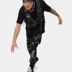 DXXMLIFE L-3 A Chain$aw Utility Vest Woodland Camo -Nuvora Fit Sales 02035579 YC040 mens 00130