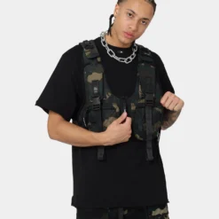 DXXMLIFE L-3 A Chain$aw Utility Vest Woodland Camo -Nuvora Fit Sales 02035579 YC040 mens 0030