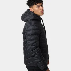 Armani Exchange Giacca Piumino Puffer Jacket Black/Melange Grey -Nuvora Fit Sales 02035639 YC450 mens 005
