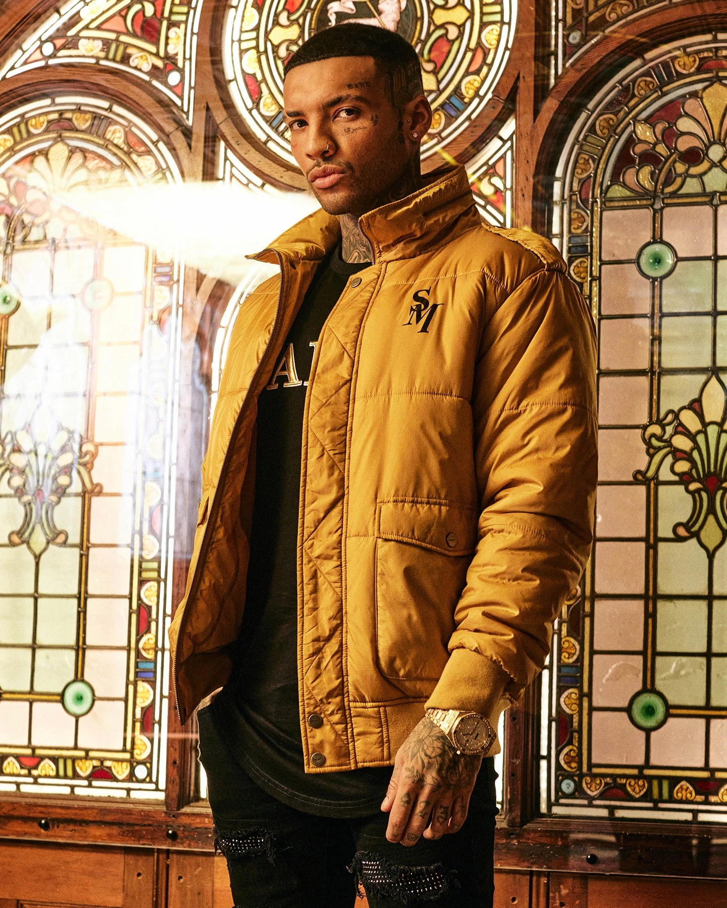 Saint Morta Maverick Puffer Jacket Bronze 3 Saint Morta Maverick Puffer Jacket Bronze