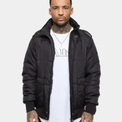 Saint Morta Maverick Puffer Jacket Black -Nuvora Fit Sales 02035771 YB001 mens 030