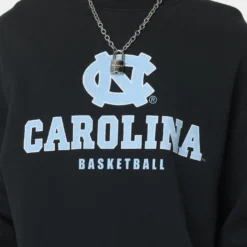 Mitchell & Ness North Carolina Vintage Crewneck Faded Black -Nuvora Fit Sales 02035970 YB554 mens 0030