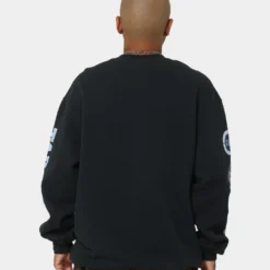 Mitchell & Ness North Carolina Vintage Crewneck Faded Black -Nuvora Fit Sales 02035970 YB554 mens 0040