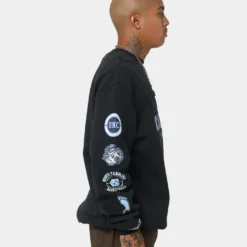 Mitchell & Ness North Carolina Vintage Crewneck Faded Black -Nuvora Fit Sales 02035970 YB554 mens 0050