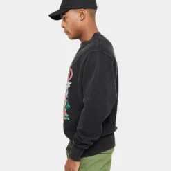 Carre Paris With Love Vintage Crewneck Washed Black -Nuvora Fit Sales 02036029 YW607 mens 0040