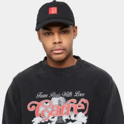 Carre Paris With Love Vintage Crewneck Washed Black -Nuvora Fit Sales 02036029 YW607 mens 0070