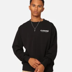 Carre Premium Motion Crewneck Black -Nuvora Fit Sales 02036093 YB001 mens 0020