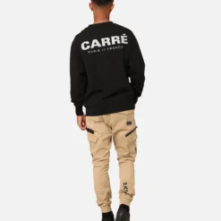 Carre Premium Motion Crewneck Black -Nuvora Fit Sales 02036093 YB001 mens 0030