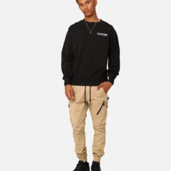 Carre Premium Motion Crewneck Black -Nuvora Fit Sales 02036093 YB001 mens 0080