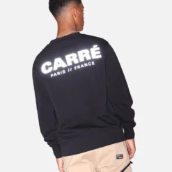 Carre Premium Motion Crewneck Black -Nuvora Fit Sales 02036093 YB001 mens 0090