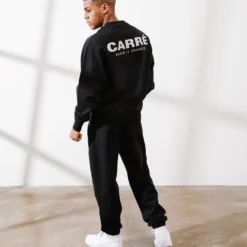 Carre Premium Motion Crewneck Black