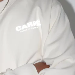 Carré Motion Crewneck Off White -Nuvora Fit Sales 02036093 YO007 mens 0100
